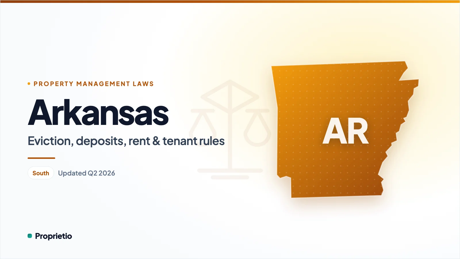 Arkansas property management laws