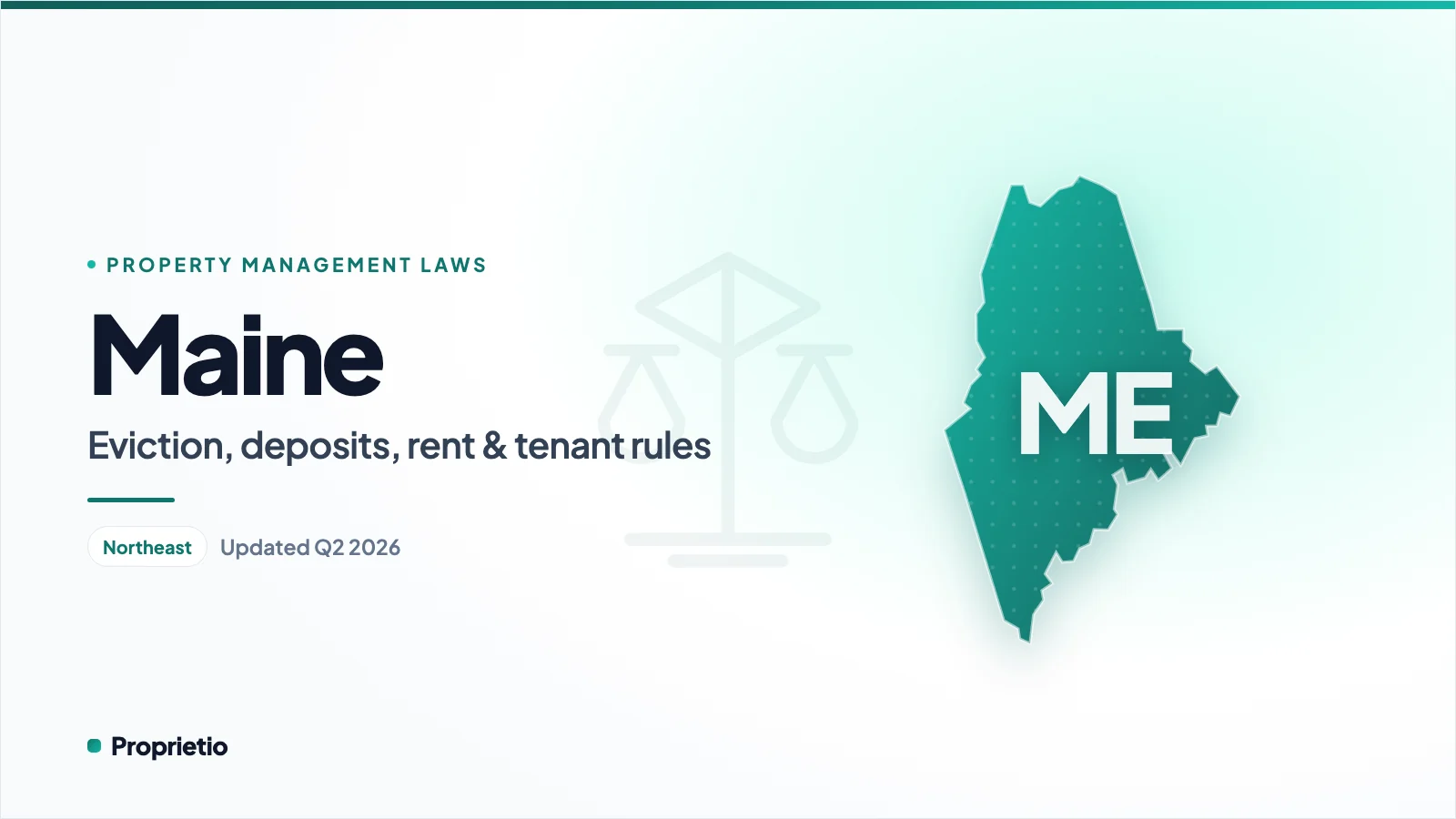 Maine property management laws