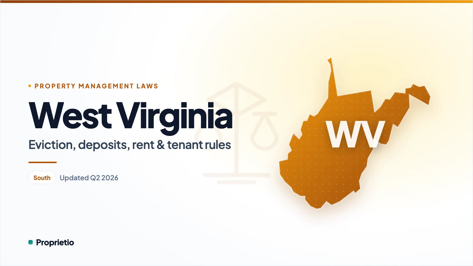 West Virginia property management laws